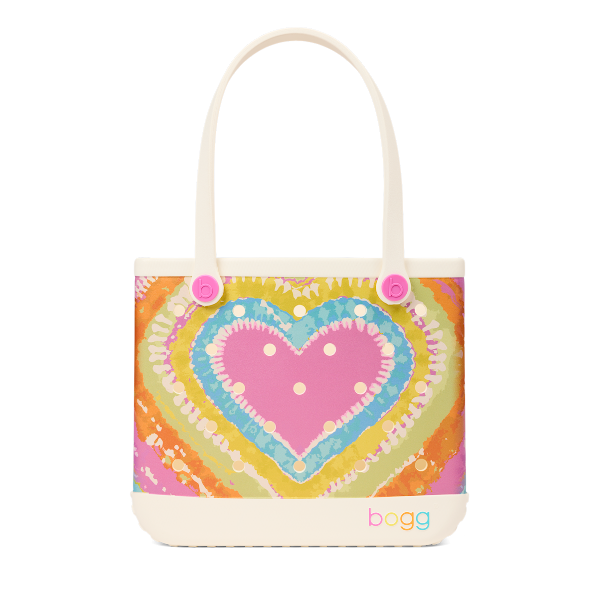 Baby Bogg Bag - Dye-licious Heart Pink Taffy - Fresh Road Trip Style