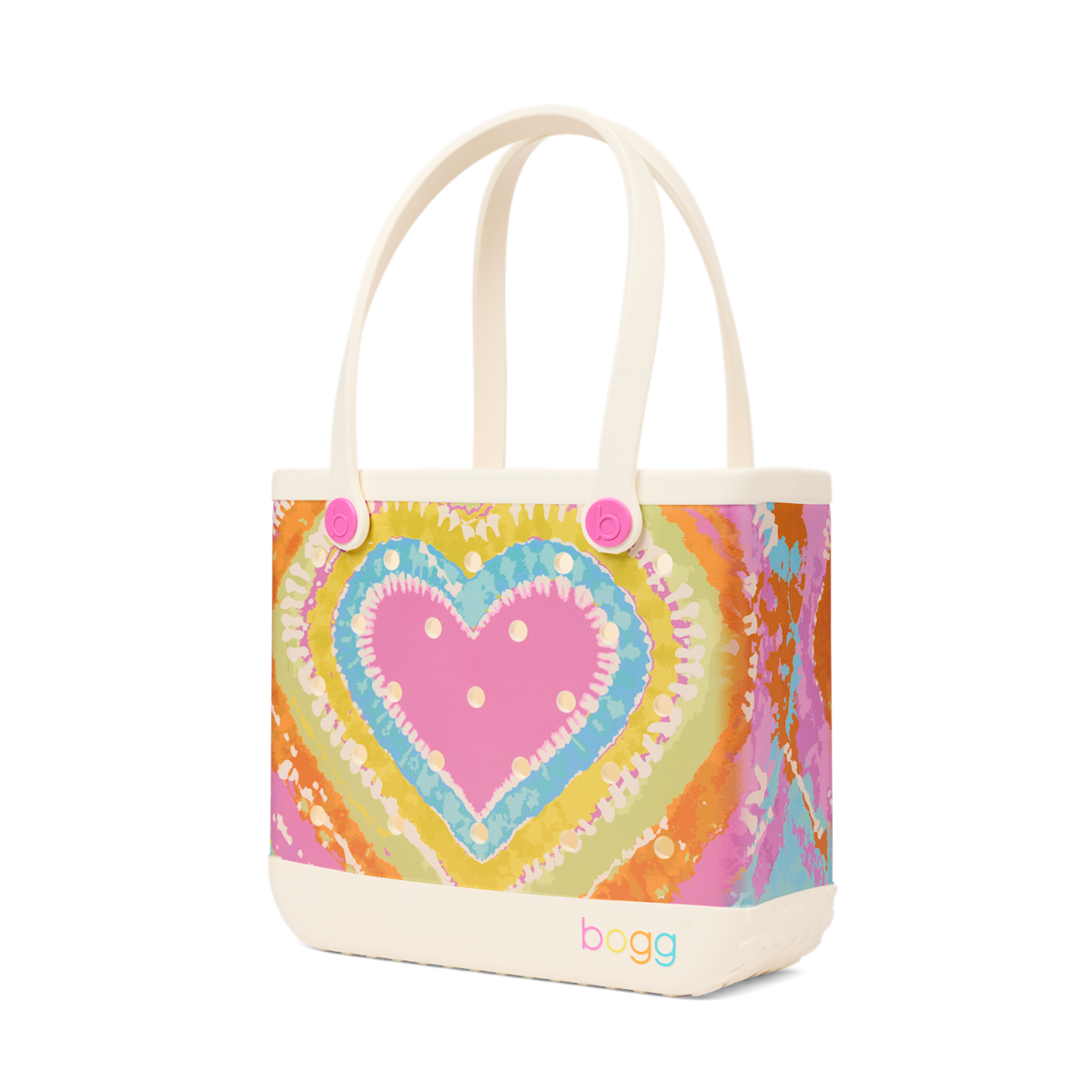 Baby Bogg Bag - Dye-licious Heart Pink Taffy - Fresh Road Trip Style