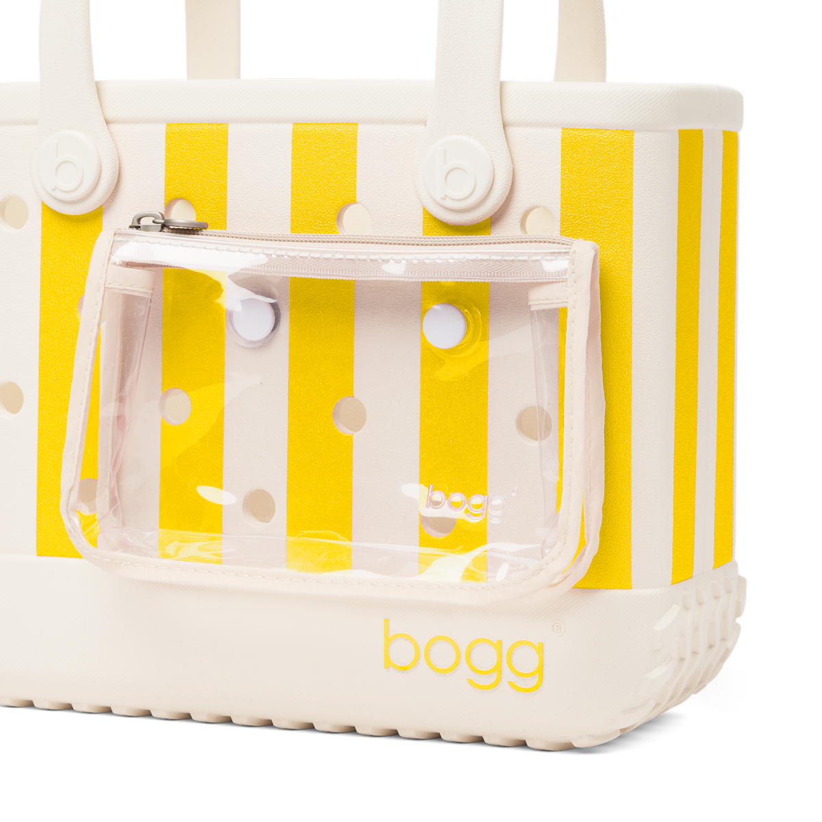Bitty Bogg Bag - Limoncello Yellow Stripe - Clean Holiday Ready